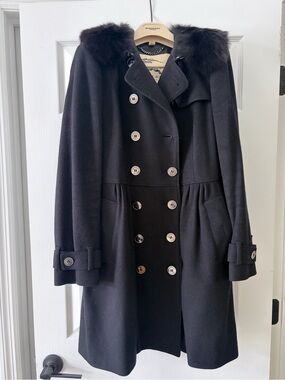 Burberry | Jackets & Coats | Navy Blue Burberry Brit Pea Coat